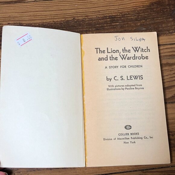 VTG Lot CS Lewis Chronicles of Narnia - Books 1, 3, 6, 7 Vintage 50's Paperback - Picture 4 of 16